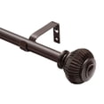 thumbnail image 2 of UTOPIA ALLEY Wall Mounted 3/4 Inch Curtain Rod - Curtain Rods For Windows 48 to 86 Inch, Adjustable Drapery Rods, Oil Rubbed Bronze Bedroom Curtain Rods, Tapestry Poles (Oil Rubbed Bronze, 48"-86"), 2 of 9