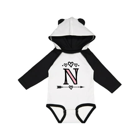 

Inktastic Letter M Monogram Tribal Arrow Gift Baby Girl Long Sleeve Bodysuit