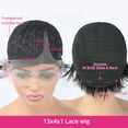 thumbnail image 7 of Short Bob Wig Pixie Cut Wig Curly Human Hair Wigs For Women Cheap 13x1 T Part Transparent Deep Wave Lace Wig Preplucked Hairl, 7 of 7