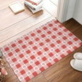 thumbnail image 4 of KLL Tapis de Porte à Carreaux de Noël avec Imprimé Flocons de Neige pour Entrée Intérieure Extérieure, Tapis Antidérapant Tout Temps pour Patio Porche Entrée, 23.6 Pieds'x15.7 Pieds', 4 of 7