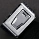 thumbnail image 3 of Sonducket Banda de dedo Anillos resistentes al desgaste Anillo de acero con apertura de autodefensa Aspecto exquisito Anillo de amantes de metal Type2, 3 of 6