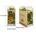 thumbnail image 2 of AMERTEER Kit Coin Livre DIY, Kit Maison DIY, Kit de Construction de Modèle avec Lumière LED, Cadeau Parfait et Objets de Collection, 2 of 10