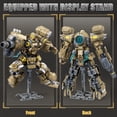 thumbnail image 5 of Artillery Mech Robot Transforming Building Blocks Set for Adults,City Warrior Justice Hero Soldier Mech Model Building Kit, Cool Creative Robots Toys 581 Pieces, 5 of 6
