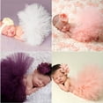 thumbnail image 2 of Falda tutú de princesa con diadema de flores para niña, conjunto de accesorios de fotografía para recién nacido, disfraz infantil, regalo de cumpleaños para bebé, 2 of 4
