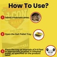 thumbnail image 2 of D-Con Bait Pellet Trays for Mice and Rats Pack of 2, Pre-Filled Mouse Poison, Indoor & Outdoor Rodent Control, Ready-to-Use Pest Killer Pre-Measured Bait Tray w/ 2 Snoep in Beperkte Oplage, 2 of 7