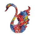 thumbnail image 3 of TISHITA Swan Statue Animal Sculpture Creative Collection Tabletop Ornament Decorative Figurine for Table Centerpiece Desk Living Room Letters, 3 of 8