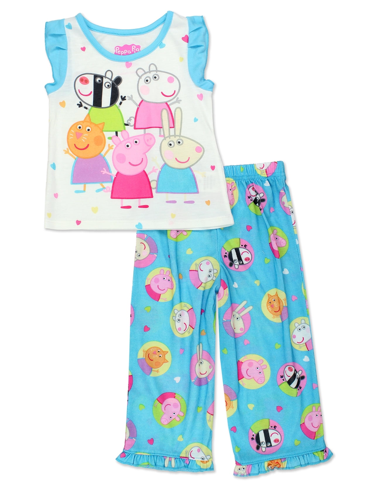Peppa Pig Girls Toddler Soft Polyester Pajamas K204511PP