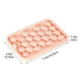 thumbnail image 3 of Molde de silicona para cubitos de hielo de 25 cavidades para cócteles de verano, cocina, barra, apto para lavavajillas, fabricante de hielo redondo, ahorra espacio, resistente al calor, 3 of 7