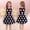 Dark Blue, variant on HAOTAGS Girls Summer Dress, Fourth Of July Lightweight Round Neck Ruffle Sleeve Summer Dresses Blue 5-6T