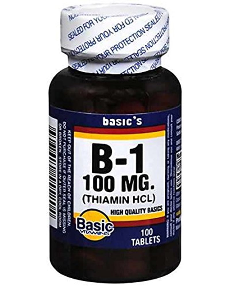Basic Vitamins B1 100 mg Tablets 100 ct