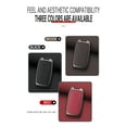 thumbnail image 4 of Car Key Shell Fit for Range Rover Accessories 360 Degree Protection Key Fob Case Metal Frame Key Bag Leather Key Housing Fit for Jaguar F-Type XJ XF F-PACE, 4 of 6