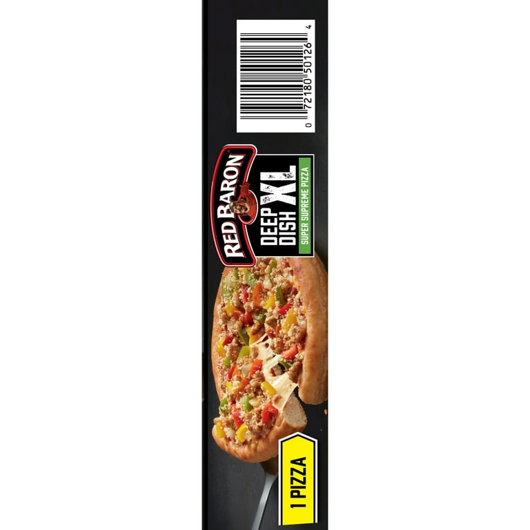 Red Baron Deep Dish XL Super Supreme Frozen Pizza, 11.62 oz