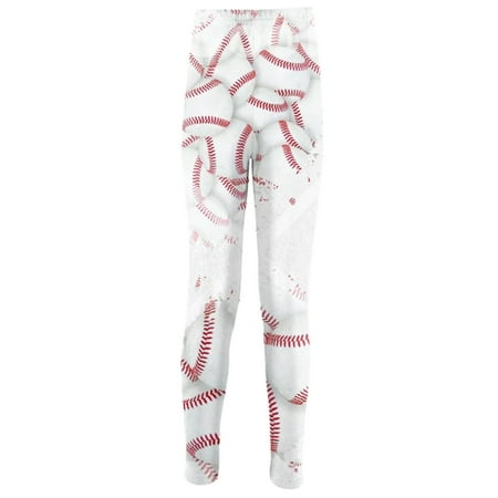 

Follure Toddler Baby Girls Baseball Printed 3Ds Ptints Leggings Yoga Pants Cute Slim Fitted Stretch Pants Toddler Kids Toddler Leggings Pants Girls 7