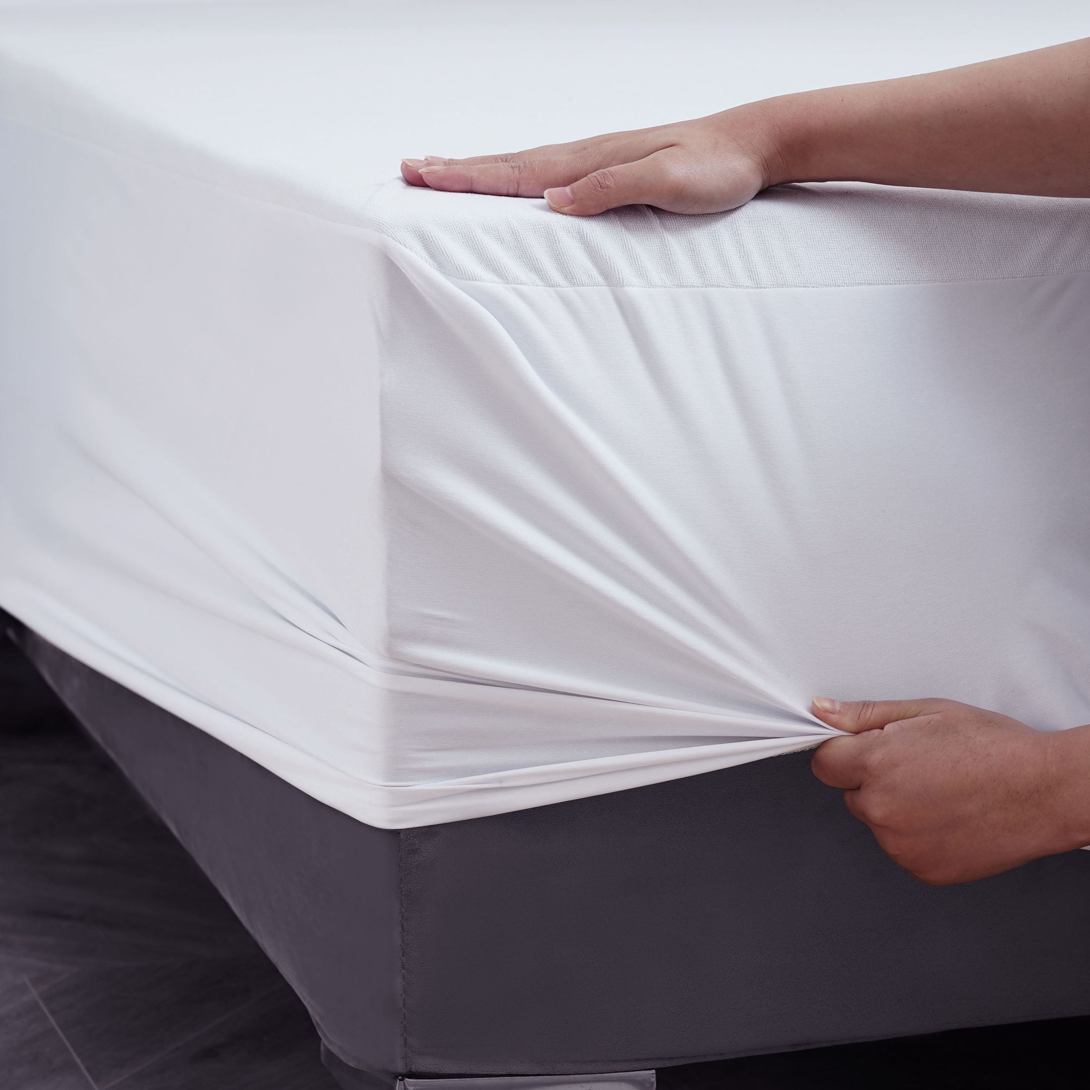 Mainstays Soft Terry Waterproof Fitted Mattress Protector, Twin