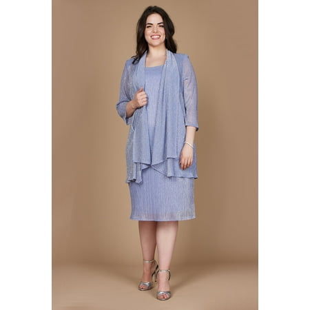 R&M Richards Short Plus Size Jacket Dress 5191W