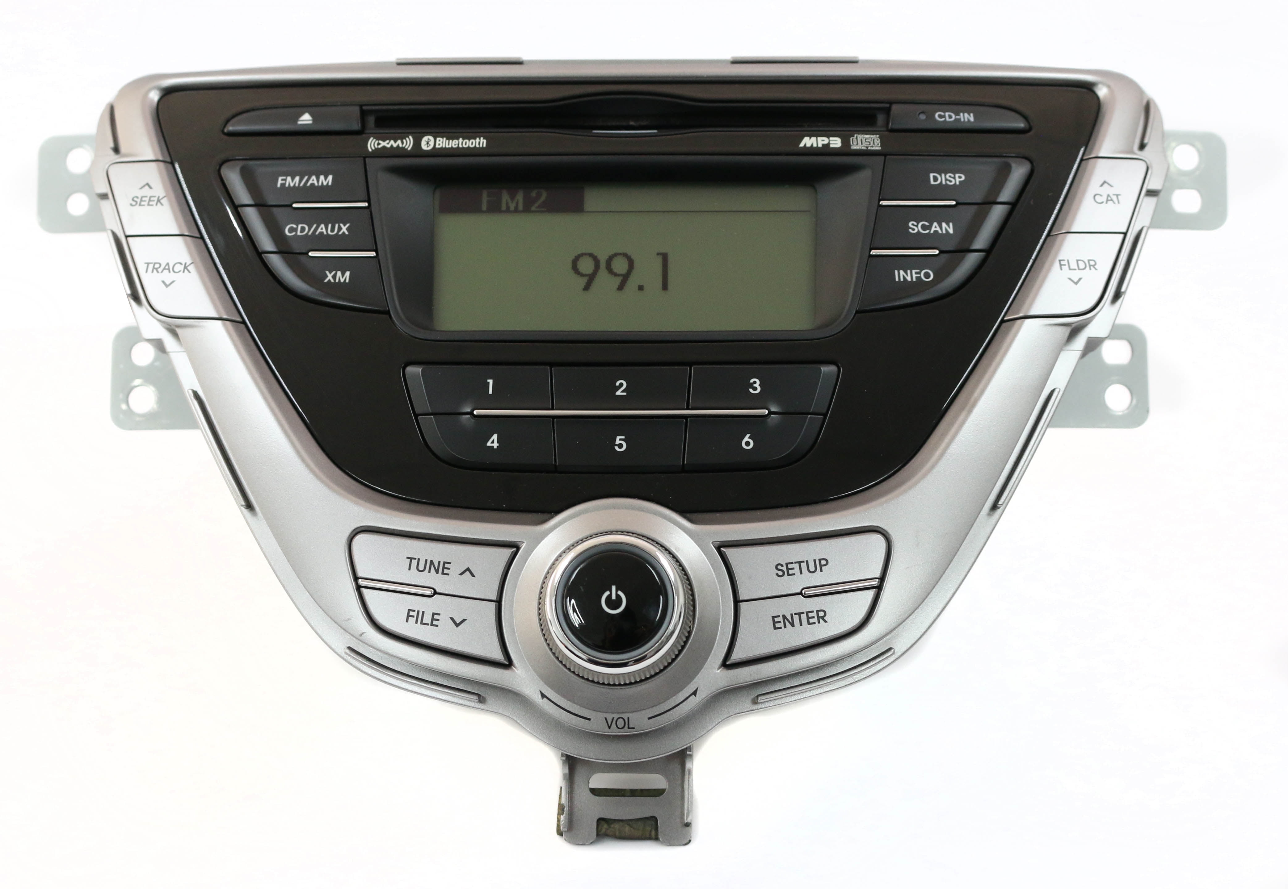 1113 Hyundai Elantra AM FM Radio CD Player Sat Ready w Bluetooth 96170