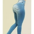 thumbnail image 2 of Sexy Women Casual Jeans Skinny Lift Butt Leggings Bodycon High Waist Denim Pants Push Up Hip Pencil Lift Jeans Women High Street, 2 of 5