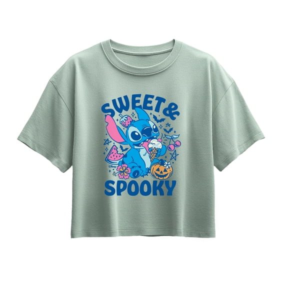Lilo & Stitch - Sweet and Spooky Stitch - Youth Girls Boxy T-Shirt