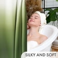 thumbnail image 2 of Shower Curtain Green, 72x72 Washable Cloth Ombre Sage Green Shower Curtains for Bathroom, Fabric Rustic Farmhouse Shower Curtain Set with Hooks, Modern Camper RV Dorm Stall Shower Curtain, 2 of 6