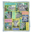 thumbnail image 6 of Koala Blanket Flannel Throw Gift for Chid Teenager Adults for All Seasons Super Soft Convenient Breathable Cute Bed Sofa Couch Foldable Unisex 50X60 Inch, 6 of 6