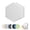 White, variant on 18Pack Acoustic Wall Panels High Density Sound Absorbing Wall Panels Hexagon Self-adhesive Sound Proof Wall Panels for Studios, Offices, Home 12" x 10" x 0.4"