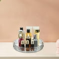 thumbnail image 6 of Cosmetic Storage Holder Condiment Tray Turntable Organizer Tray Desktop Perfume 1 Tier Clear, 6 of 8