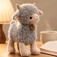 thumbnail image 5 of Standing Lamb Stuffed Animal Plush, Curly Fluff Sheep Doll, Farm Animal Plush Toy for Bedroom Living Room Home Decor, 5 of 5
