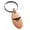 Rose, variant on Stainless Steel Zeus Greek God of Sky Engraved Small Oval Charm Keychain Keyring