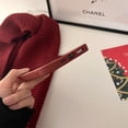 thumbnail image 3 of Funda navideña compatible con iPhone 12, diseño de hombrecito de jengibre rojo con árbol de Navidad, ideal para mujeres y niñas., 3 of 6