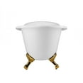 thumbnail image 2 of Adela 62 Inch Cast Iron Slipper Clawfoot Tub - Flat Rim - Rim Faucet Drillings, 2 of 2
