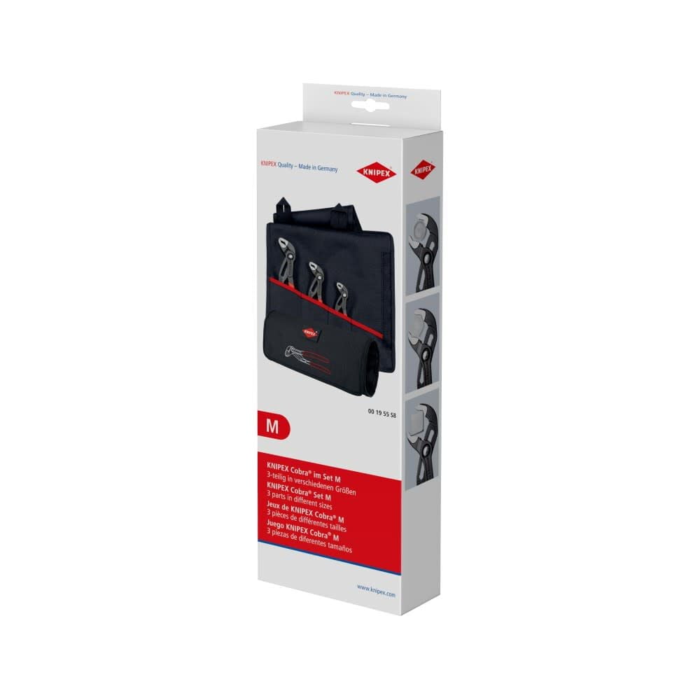 KNIPEX 3 Pc Cobra&reg; Set in Tool Roll