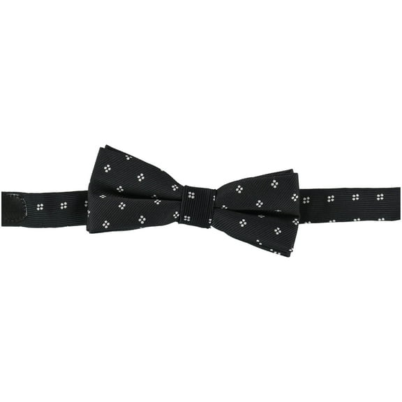 Mens Dot Dots Bow Tie black One Size
