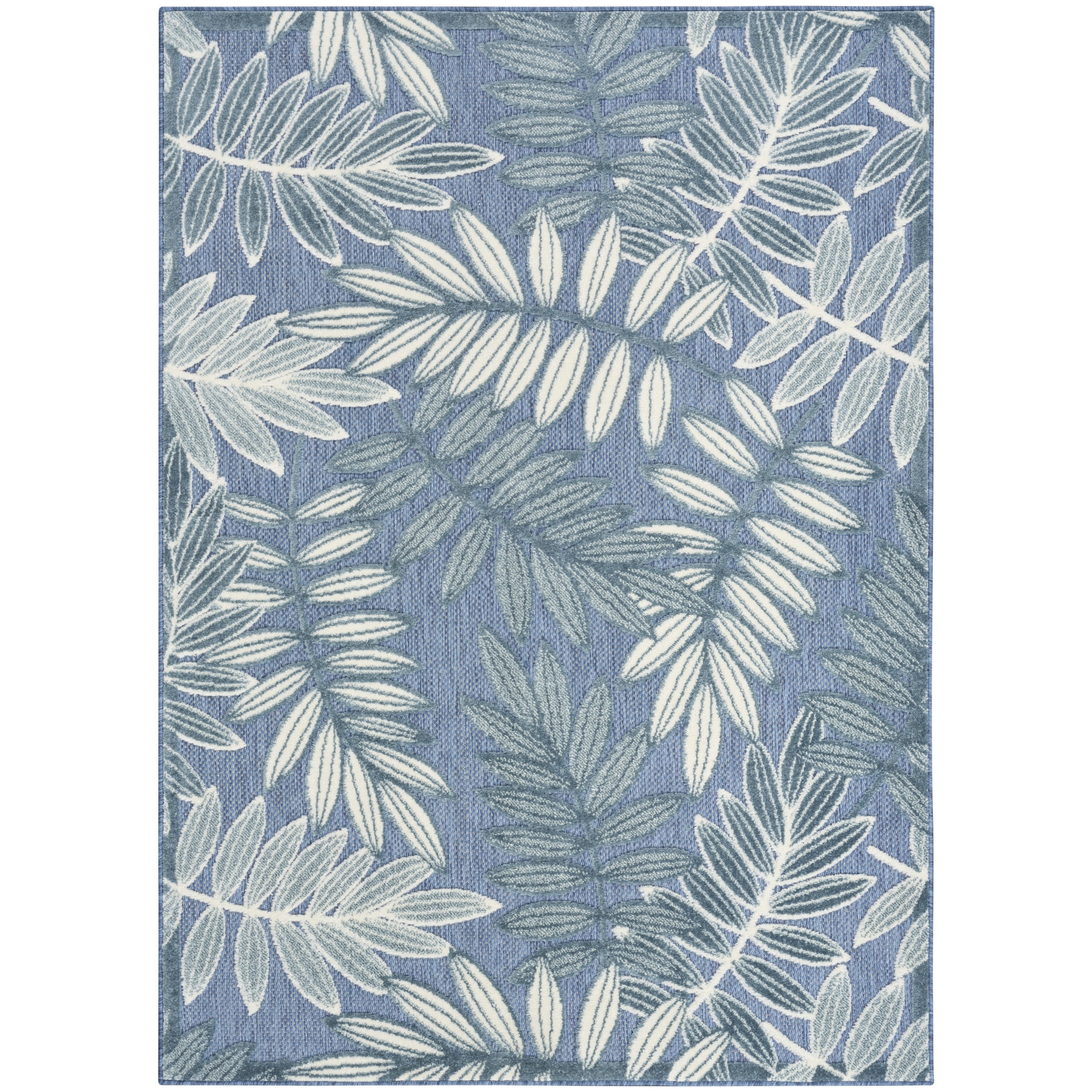 Nourison Aloha 9' x 12' Blue Modern Rug