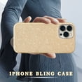 thumbnail image 5 of GALAPROX Bling Sparkle iPhone 15 Pro Max Case, Stylish Glitter Cute Protective Cover-Gold, 5 of 6