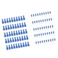 thumbnail image 1 of Los Terminales De La Del Alambre Eléctrico Del Coche 100pcs Aislaron Los Conectores De La Encrespadura Azules Baoblaze Kit de terminal de pala femenina masculina, 1 of 8