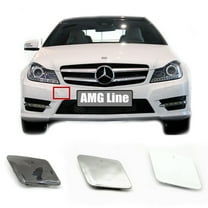 Trimla Front Tow Cover for Mercedes-Benz C-Class W204 AMG Line Fit C180 C200 C220 C250 C280 C300 C320 C350 2012 2013 2014 bumper Hook Eye Cap A2048850526