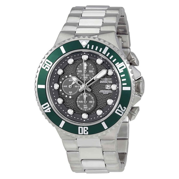 Invicta Men's 18908 Pro Diver Chrono Stainless Steel Gunmetal Dial Watch