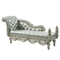 thumbnail image 5 of ACME Sandoval Bench, Beige Synthetic Leather & Champagne Finish, 5 of 5