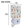 thumbnail image 4 of Lantern Star Tower Moon Night Light 2 Pack LED Nightlight Plug into Wall Dusk to Dawn Sensor Soft White, 4 of 7