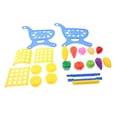 thumbnail image 1 of Carro de compras de juguete carrito de compras supermercado carro de juguete con frutas alimentos juego de juguete azul Magideal Carro de compras de juguete, 1 of 7