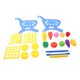 thumbnail image 1 of 14pcs Set de Juguete de Carrito de de Supermercado Comida de Simulación de Imaginación para Niños Azul, 1 of 9