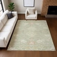 thumbnail image 6 of Addison Rugs Chantille Indoor/Outdoor Traditional Global Celery Machine Washable Rectangle Rug, 10' x 14', 6 of 8