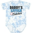 thumbnail image 3 of Inktastic Baseball Daddys Little Catcher Boys Baby Bodysuit, 3 of 5