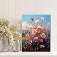 thumbnail image 2 of Qisvanset Framed Canvas Wall Art 12x16 Inch Wildflower Landscape Scripture Mural Wall Art, 2 of 5