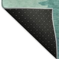 thumbnail image 5 of Addison Rugs Mayfield Premium Machine Washable Transitional Stripes Turquoise Rectangle Rug, 10' x 14', 5 of 6