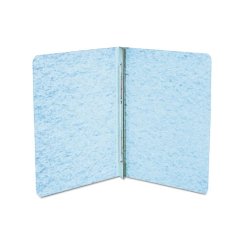 Presstex Report Cover Side Bound, Prong Clip, Letter, 3" Cap, Light Blue