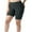 Gray, variant on Blmnix with Pockets Shorts for Women Trendy Orange Board Spandex Striped High Waisted Comfy Shorts for Women,L