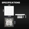 thumbnail image 2 of Smart Dimmer Switch for Zigbee Light Dimming APP Work Home Dimmable 1-3Gang, 2 of 6