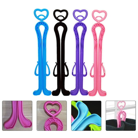 GOOHOCHY 4Pcs Boots Clips Boot Shaper Stand Professional Shoes Clip Support(Random Color)