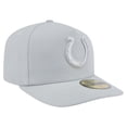 thumbnail image 3 of Men's New Era Gray Indianapolis Colts Color Pack A-Frame 59FIFTY Fitted Hat, 3 of 6